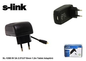 S-link SL-125B 9v 2a 2.5-0.8-10mm 1.2 Tablet Adaptörü