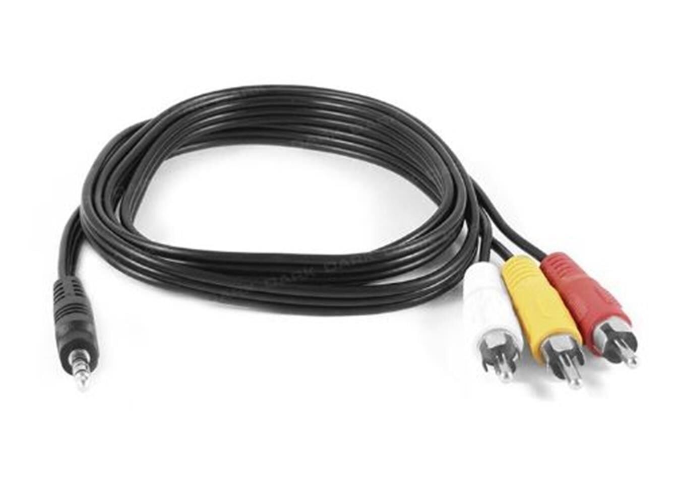 DarkDK-CB-VCOMX35 1 Metre 3.5 mm - Kompozit RCA Video ve Ses Kablosu