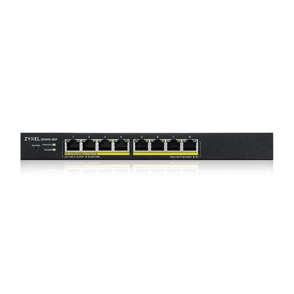 ZyXEL 8port PoE 60w Gigabit Yönetilebilir Switch GS1915-8EP