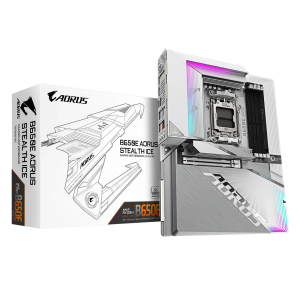 GIGABYTE B650E AORUS STEALTH ICE DDR5 HDMI DP PCIe 5.0 AM5 ATX BEYAZ