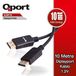 QPORT 10metre Q-DP10 DP Kablo