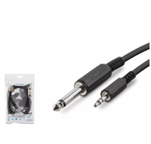 Hadron Hdx1055 6.5Mm To 3.5Mm Kablo Enstrüman Gitar 1.5M Siyah