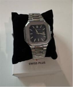 Swiss Plus Man Watch Premium Seri Model-5 RS23146 Blue-Silver