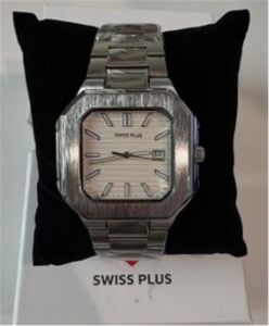 Swiss Plus Man Watch Premium Seri Model-8 RS23146 White-Silver