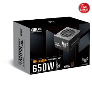 ASUS 650w 80+ BRONZE TUF GAMING 650B EVO Tam Modüler Power Supply / 90YE00D6-B0NA00