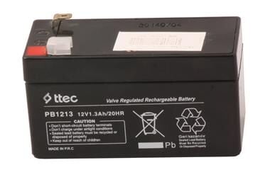 Ttec 12V 1.3AH Bakımsız Kuru Akü