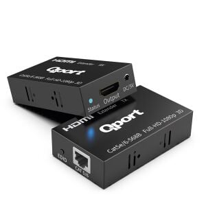 QPORT Q-HEX3 HDMI-CAT6 60metre HDMI Extender