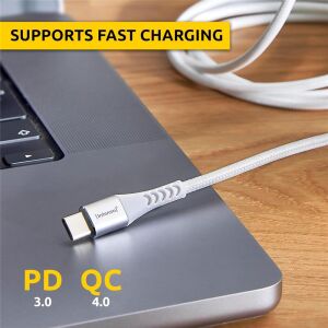 Intenso 7901002 USB-Cable C315C 60W-1,5M White Beyaz Şarj ve Data Kablosu