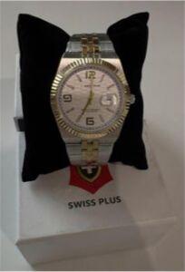 Swiss Plus Man Watch Premium Seri Model-10 ST3442AGS White-Gold