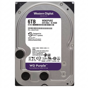 WD 3.5 6TB PURPLE WD62PURZ 5400 RPM 256MB SATA-3 Güvenlik Diski
