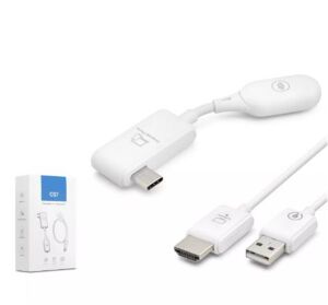 Hadron Hdx1390 Type-C To HDMI – Type-C’den HDMI’a Kablosuz Görüntü & Ses Aktarım Seti Beyaz