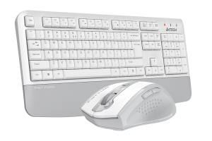 A4TECH FG2500S PLUS Kablosuz Q Trk Beyaz Klavye - Mouse Set