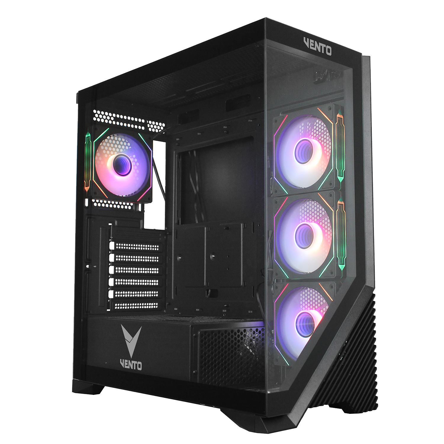 VENTO 850W 80+ BRONZE VG4202FLA Gaming E-ATX PC Kasası 360mm Soğutma Desteğ