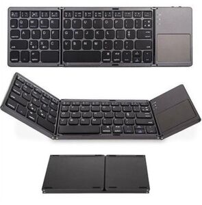Sline Y-041 Katlanabilir Kablosuz Bluetooth Klavye Touchpadli Taşınabilir
