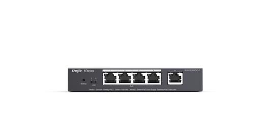 Ruijie-Reyee RG-ES205GC-P  4Port POE+ 10-100-1000 Mbps+1 Port 10-100-1000 Mbps Gb Yönetilebilir 54W