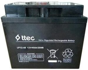Ttec 12V 40AH Bakımsız Kuru Akü