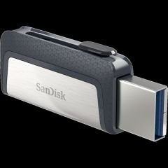 SDDDC2-128G-G46 128GB Ultra Dual Drive Type C USB3.1 Gri USB Bellek