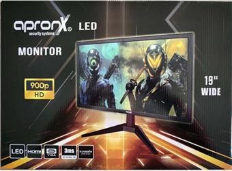 Apronx APX-NW19 900p 19'' Led Vga+Hdmi Monitor