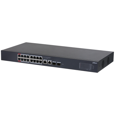 DAHUA 16port PoE 240w 2-SFP 2-Uplink Gigabit Cloud Yönetilebilir Switch CS4220-16GT-240