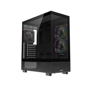 FAZEON F17 750W 80PLUS BRONZE 3x120mm ARGB Fanlı ATX Siyah Bilgisayar Kasası