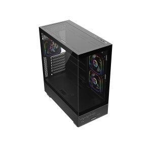 FAZEON F17 750W 80PLUS BRONZE 3x120mm ARGB Fanlı ATX Siyah Bilgisayar Kasası