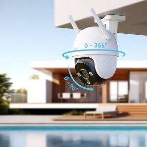 IMOU 5MP PT Speed Dome 3.6mm Wıfı Kablosuz Pan-Tilt IP Kamera DK7 IPC-DK7P-5H1WE