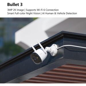 IMOU 3MP Bullet 3.6mm W�f� Kablosuz IP Kamera Bullet 3 IPC-S3EP-3M0WE