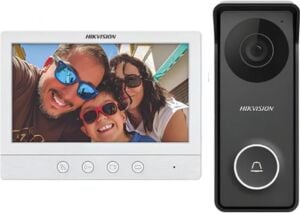 Hikvision DS-KIS213 7 4 Tellli Analog Vİdeo İnterkom Kit