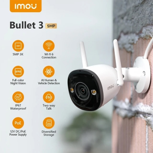 IMOU 5MP Bullet 3.6mm W�f� Kablosuz IP Kamera Bullet 3 IPC-S3EP-5M0WE