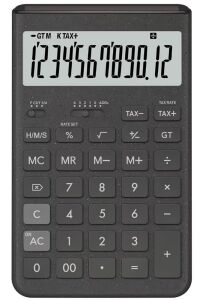 Casio JT-200T-GY 12 Hane Gri Masa Üstü Hesap Makinesi