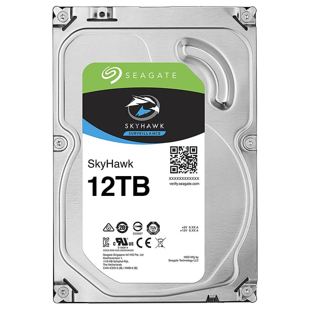 SEAGATE 12TB 3.5 SKYHAWK ST12000VE001 7200 RPM 256MB SATA-3 Güvenlik Diski