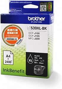 Brother LC539XLBK Black Siyah 2.400 Sayfa Kartuş DCP-J105 MFC-J200