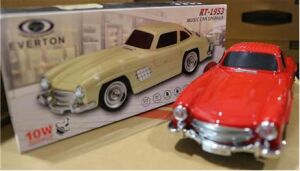 EVERTON RT-1953  Kırmızı Bluetooth Fm-Usb-Tf-Aux Şarjlı Nostaljik Radyo