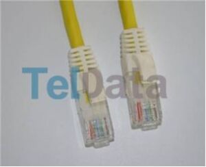 Teldata TLD-030YY Cat6 0.30MT Sarı Utp Patch Kablo