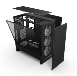NZXT H5 FLOW 2024 CC-H52FB-R1 ARGB Gaming Mid-Tower PC Kasası