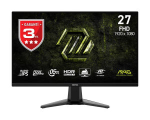 MSI 27 RAPID IPS MAG 275F E20 0.5MS 200HZ HDMI-DP Gaming Monitör 2560x1440