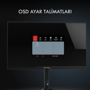 INCA 27 IPS ILM-272KXG 0.5ms 300Hz HDMI-DP Pivot Gaming Monitör 2560 X 1440