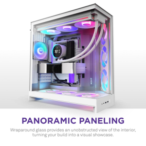 NZXT H9 FLOW RGB 2025 ARGB CM-H92FW-P1 Gaming Mid-Tower PC Kasası Beyaz