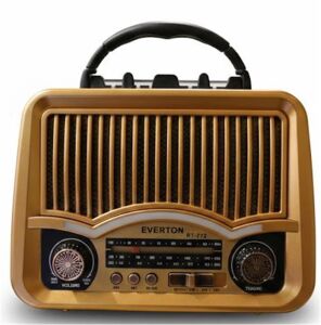 Everton RT-772  Bluetooth Usb-Micro Sd Nostaljik Radyo