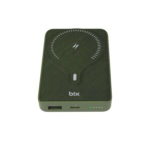 BIX 10000mAh BXPB105-GRE 22.5W-15W Kablosuz Powerbank Yeşil