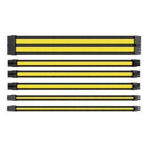 THERMALTAKE TtMod AC-047-CN1NAN-A1 Power Supply Sleeved Kablo Sarı/Siyah