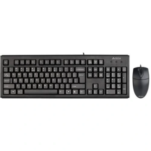 A4TECH KM-72620D Kablolu USB Q Trk Siyah Klavye - Mouse Set