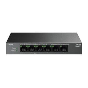 TP-LINK 6port 41w 4port PoE 10/100 Yönetilemez Switch LS106LP