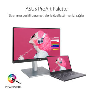 ASUS 23.8 IPS PROART PA247CV 5ms 75Hz HDMI-DP TypeC Multimedya Gırafik Tasarım Monitörü 1920x1080 / 90LM03Y1-B02370