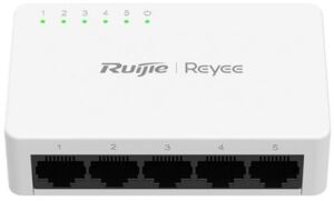 Ruijie Reyee RG-ES05G-L 5 Portlu 10-100-1000 Gigabit Tak Çal Tak Çalıştır Switch Plastik Kasa