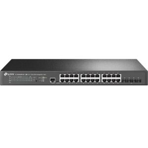 TP-LINK 24port 16port PoE 500w 4-SFP 10GbE / 2.5GbE Yönetilebilir Switch