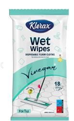 Klerax Tek Kullanımlık Sirkeli Islak Yer Bezi