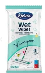 Klerax Tek Kullanımlık Sirkeli Islak Yer Bezi