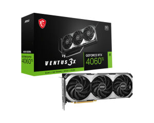 MSI 8GB RTX4060TI VENTUS 3X E 8G OC GDDR6 128bit HDMI-DP PCIE 4.0