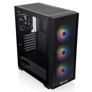 THERMALTAKE 650W 80+ BRONZE V290 TG CA-3Z7-65M1WE-00 3-ARGB FANLI Gaming Mid-Tower PC Kasası